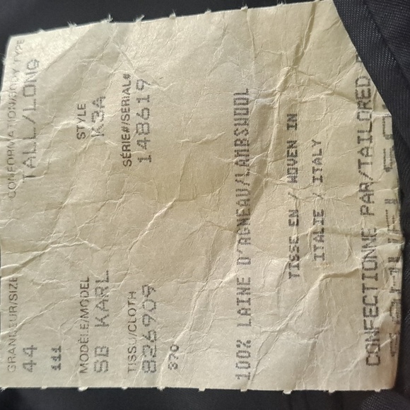 Samuelsohn Men's Blazer 100% Wool Size 44 Tall - Picture 7 of 12